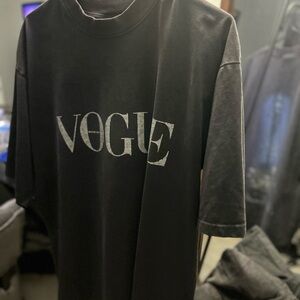 Balenciaga Black Graphic Tee